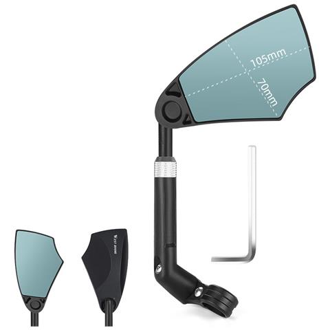 Specchietto Retrovisore Antiriflesso Per Bici - Maggiore Sicurezza Per Il Lato Destro Lato Destro - Foto 1