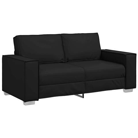 Loveseat Nero 140 cm in Pelle Sintetica - Foto 1