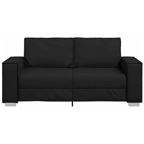 Loveseat Nero 140 cm in Pelle Sintetica - Foto 2