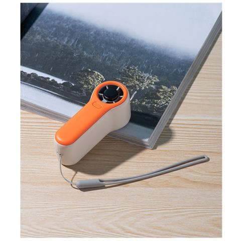 Ventola Portatile Palmare H02 Con Display Digitale Orange - Foto 2