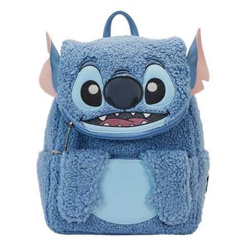 Stitch zaino Zaino casual Blu Felpato, Poliuretano - Foto 1