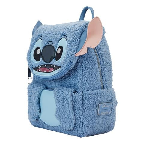 Stitch zaino Zaino casual Blu Felpato, Poliuretano - Foto 9