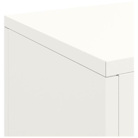 Supporti per Piante da Esterno Set di 3 in Acciaio Bianco - Foto 9