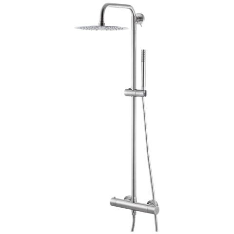 Colonna Doccia Esterna Wellness Steel V08233 Cromato - Foto 1