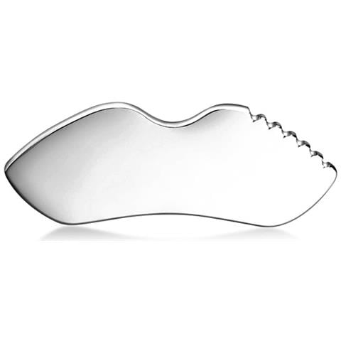 Strumento Gua Sha Per Il Viso A Forma Di Ala In Acciaio Inossidabile Per Rassodare E Sollevare - Foto 1