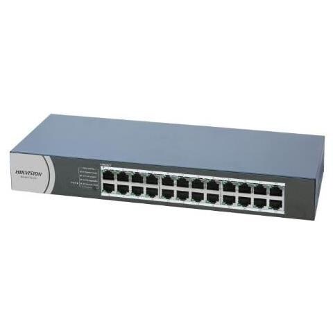 Switch   24p Lan Gigabit 10/100/1000mbps Rj45 19inch Case Metallico Rackmountable Ds-3e0524r-o - Foto 1