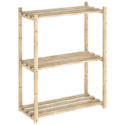 Scaffale A Doghe A 3 Livelli 88x65x30cm - Nc-3-30 - Foto 1