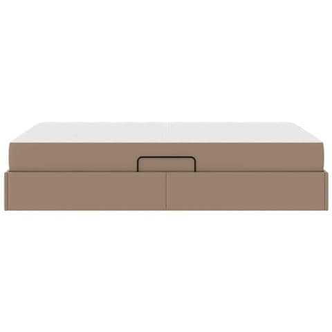 Letto con contenitore e materasso Cappuccino 120 x 200 cm - Foto 9