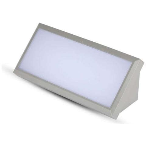 Lampada LED da Muro Angolare 12W Colore Grigio 3000K IP65, colore Grey - Foto 1