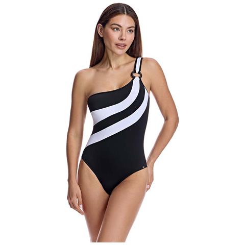 Costume Intero Asimmetrico Con Coppe W251611 Donna - Foto 1