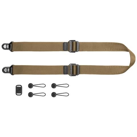 Slide Lite tracolla Action camera Alluminio, Pelle, Nylon Marrone - Foto 1
