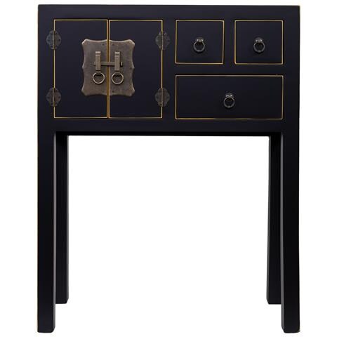 Mobile Da Ingresso In Legno Con 3 Cassetti E 2 Porte 63x26x82 - Foto 2