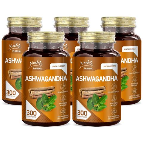 Ashwagandha 300 Compresse - Estratto di Radice - Tono, Energia ed Equilibrio Quotidiano (Confezione quintupla) - Foto 1
