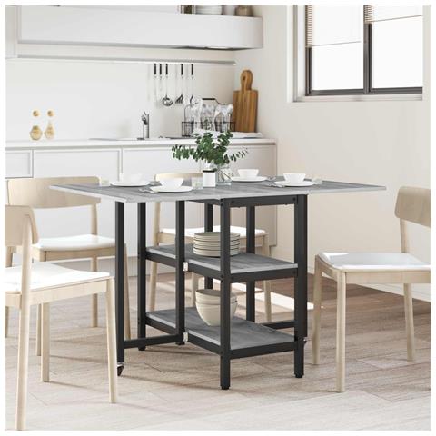 Tavolo da Pranzo 122 x 80 x 76,5 cm Legno ingegnerizzato - Foto 2