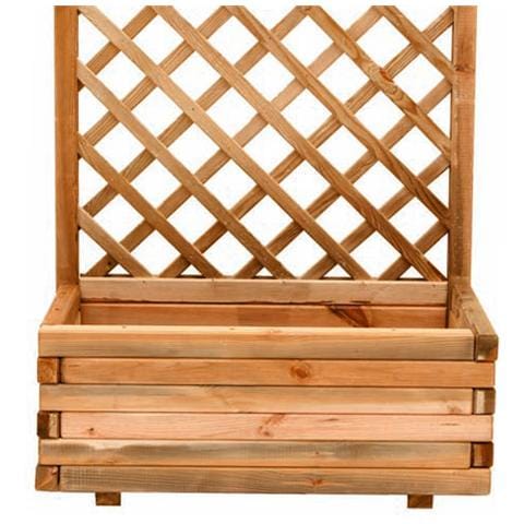 Fioriera in Pino Impregnato con Griglia - Foto 2