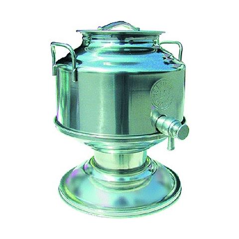 Fusto in Acciaio per Olio, con base e bocca larga 5 Lt. - Foto 2