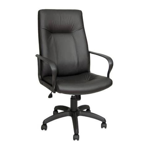 Sedia direzionale eco-smart ERIDANUS - pelle - NERO - ERP / PN - Foto 1