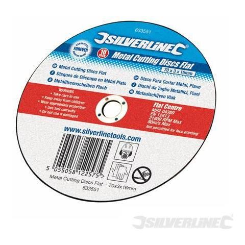 447131 Dischi Da Taglio Piatti Per Taglio Metallo 10 P. zi 115 X 3 X 22,23 Mm - Foto 4