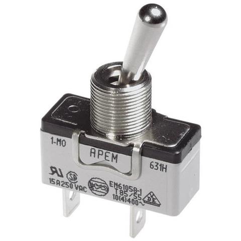 /2 / 6493019 Interruttore A Levetta 250 V / ac 10 A 2 X On / Off / On Permanente / 0 / Permanente 1 Pz. - Foto 1