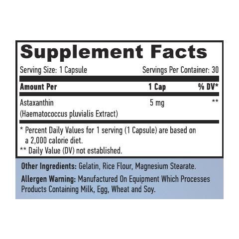 - Astaxanthin 5mg, 30 Capsule - Astaxantina - Foto 2