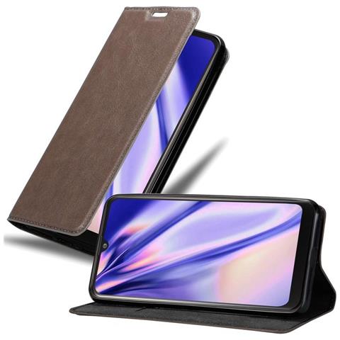 Cadorabo Custodia Compatibile Con Lg K50 In Bruno Caffè - Coperchio Protettiva Con Chiusura Magnetica, Funzione Stand E Tasca Per Le Carte - Foto 1