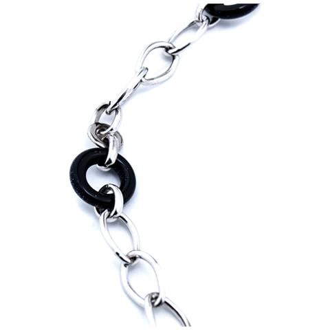 Gioielleria 1012c000-43. Collana, Colore Nero Argento. Donna. - In ordine - Foto 5
