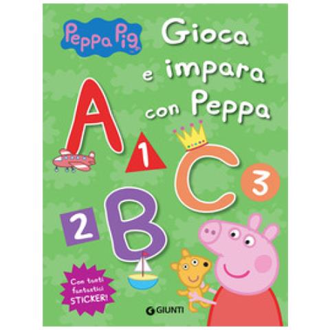 Silvia D'achille - Gioca E Impara Con Peppa. Peppa Pig. Con Adesivi. Ediz. A Colori - Foto 1