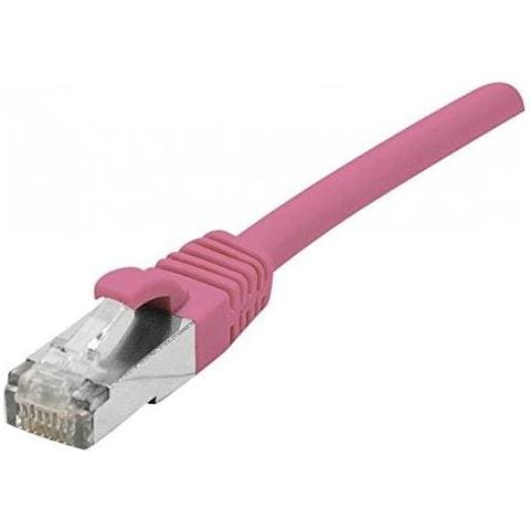 854382 Cavo Di Rete 10 M Cat6a S / ftp [ s-stp] Rosa (patch Cord Rj45 Cat. 6a S / ftp Lszh Snagless Pink- 10 M Full Copper)  - Foto 1