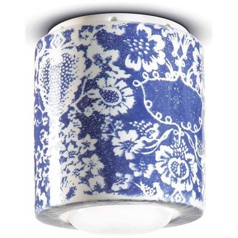 Plafoniera Decò C986-mib Colore Blu Ming - Foto 1