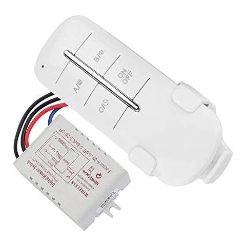 Rf Remote Control Switch 1234 Modi On Off Ac180-240v 1000w Wireless Luce Della Lampada Receiver (mr703)  - Foto 2