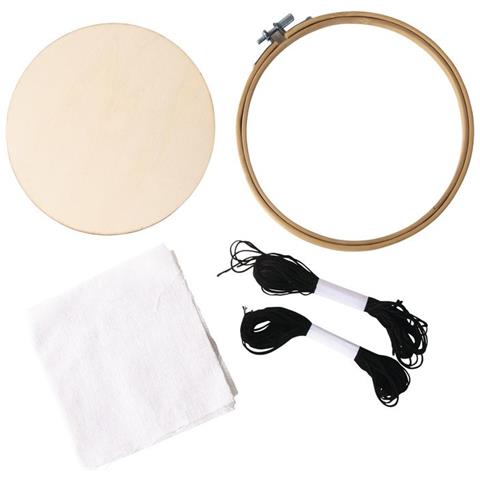 Kit Telaio Per Ricamo In Bambù Ø 17 Cm - Foto 2