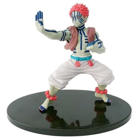 Figurina Akaza Della Serie Demon Slayer Kimetsu No Yaiba, Bianco / Rosa - Foto 2