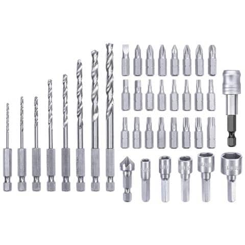 Set Di 39 Accessori Per Cacciavite - Bit Esagonale Da 1/4"" - 49108911 - Foto 2