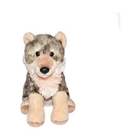 Lupo Peluche, Animale Farcito, Peluche, Regali Per Bambini, Coccoloni, 8 Pollici - Foto 2