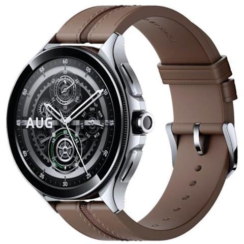 Smartwatch Watch 2 Pro Display 1,43" AMOLED 46 mm Bluetooth GPS Colore Argento /Marrone - Foto 6