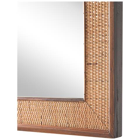 Specchio Iguala 54 Cm 74 Cm Legno Di Bambù Frassino Naturale - Foto 2