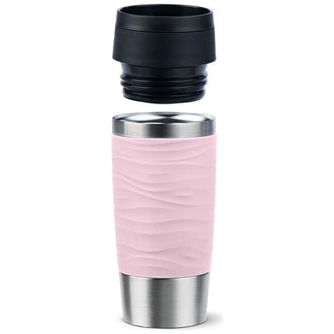 Travel Mug Waves 36 ml Rosa, Acciaio inox - Foto 2