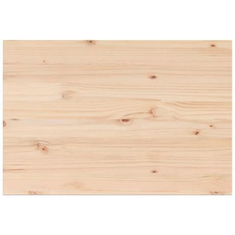 Piani Tavolo 3 Pz 80x53x2,5 Cm Rettangolare Legno Massello Pino - Foto 3