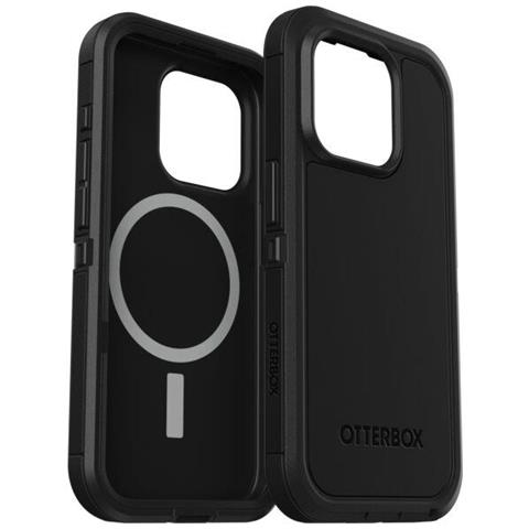 DEFENDER - CUSTODIA XT CLEAR IPHONE 15 PRO - CLEAR /NERO - Foto 1