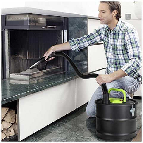Aspiracenere con Soffiatore 800W Aspirapolvere Aspira Cenere Stufa a Pellet 15lt - Foto 5