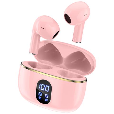 Auricolari Tws Bluetooth 5.3 Compatibili Con Siri Modello Dallas, Rosa - Foto 1