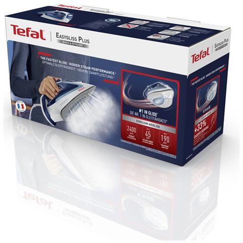 Ferro da Stiro a Secco e a Vapore FV5715 Capacità 0.27 Litri Potenza 2400 Watt Colore Blu / Bianco - Foto 8