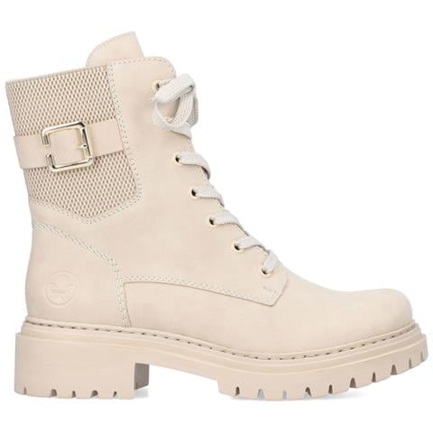 Beige Casual Closed Booties Stivaletti Sintetico E Tessile Scarpe Donna Beige Eu 37, 72631-63 - Foto 2