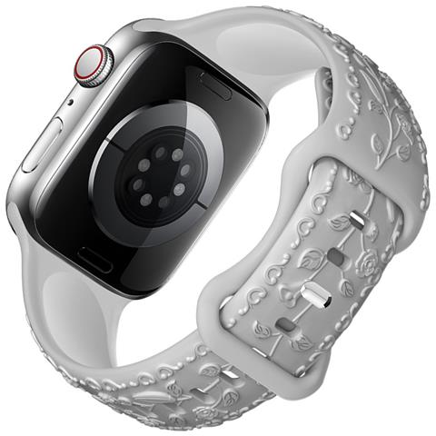 Cinturino Per Apple Watch In Silicone Grey 20 Mm - Foto 2