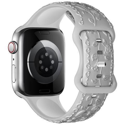 Cinturino Per Apple Watch In Silicone Grey 20 Mm - Foto 4
