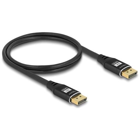 DisplayPort Kabel 8K 60 Hz 1 m schwarz Metall - Foto 3