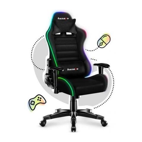 Ranger 6.0 Rgb Sedia Per Gaming Universale Seduta A Dondolo (culla) Nero - Foto 1