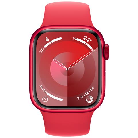 Watch Series 9 41 mm Digitale 352 x 430 Pixel Touch screen Rosso Wi-Fi GPS (satellitare) - Foto 5