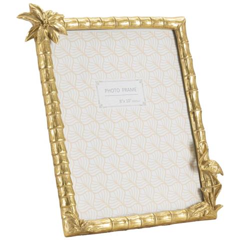 Portafoto Olistic 42 - Oro - Poliresina - 30x2,8x26 Cm - Foto 1