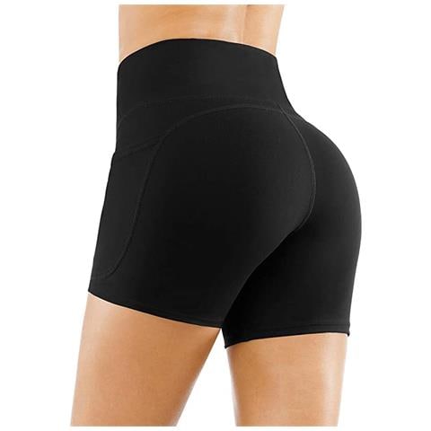 Pantaloncini A Compressione - Perfetti Per Yoga E Fitness Black L - Foto 2